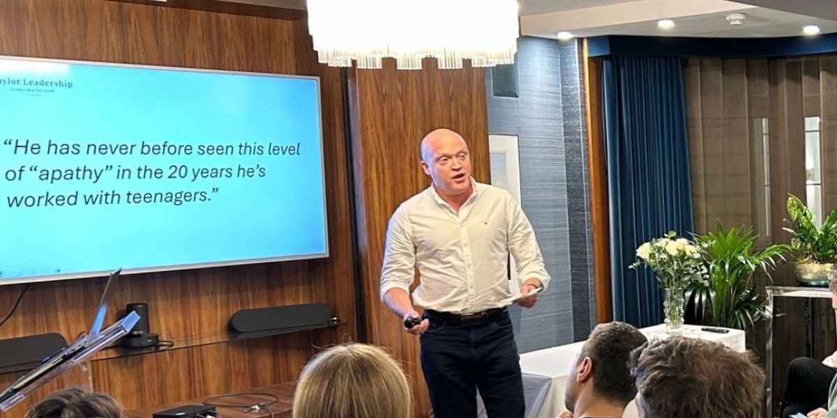 David Haylor during Leading Gen Z programme